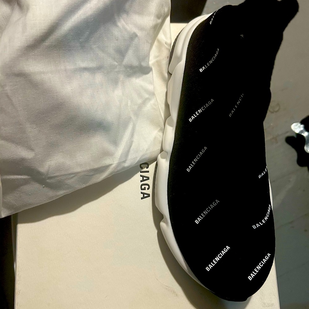 Brand new Kids Balenciaga slip ons. Bag and box in perfect condition